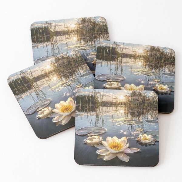 Item preview, Sunrise over Lotus Pond designed and sold by ritusdesigns.