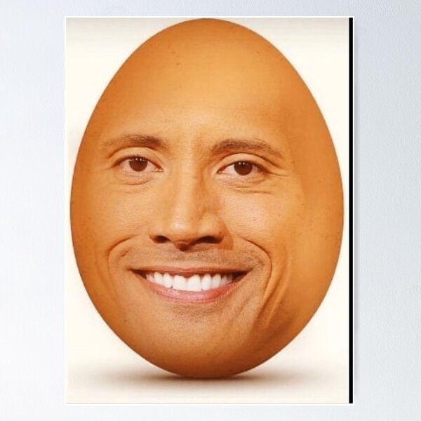 Item preview, Dwayne the egg Johnson  designed and sold by FunkisDesignes.