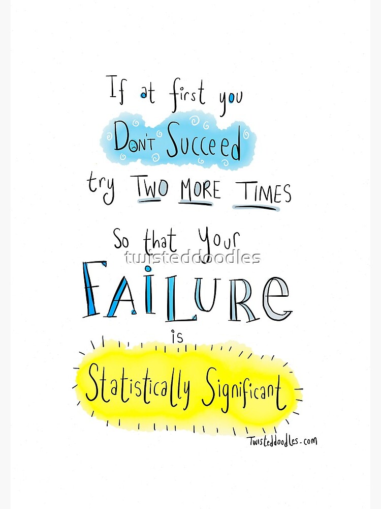 Thumbnail 3 of 3, Spiral Notebook, If at first you don't succeed.... THE SCIENCE VERSION. designed and sold by twisteddoodles.