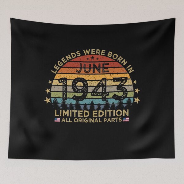 Item preview, Legends Were Born In June 1943 Limited Edition Patriotic designed and sold by cssdru.
