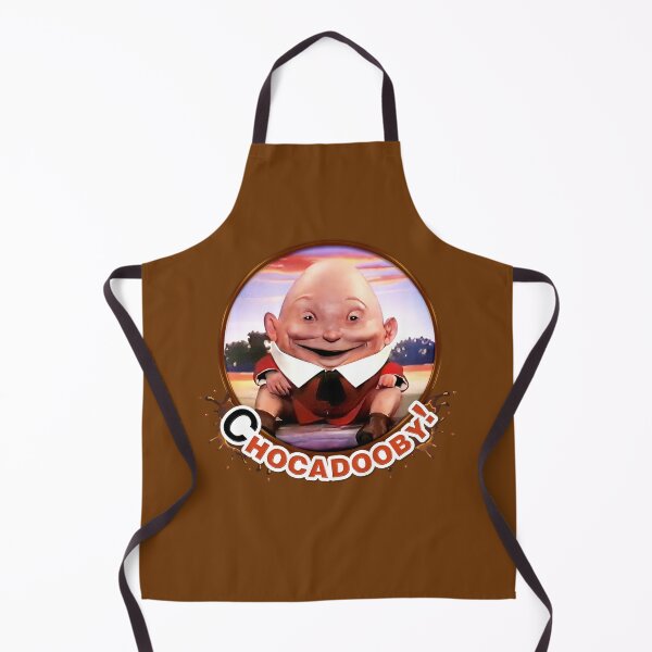 Item preview, Chocadooby! The Kinder Egg Humpty Dumpty Man  (in splat circle) - creepy cult classic 1980s Surprise Ad designed and sold by RetroTeeStudio.