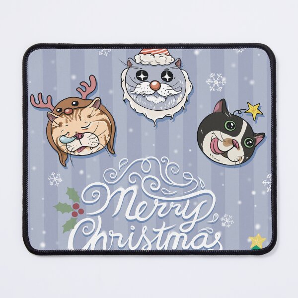 Item preview, Merry Christmas Cat designed and sold by Elison-Dad.