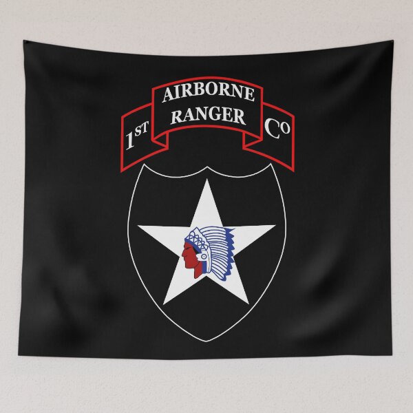 Item preview, 1st Ranger Infantry Company - 2nd ID SSI X 300 designed and sold by Military Insignia Products.