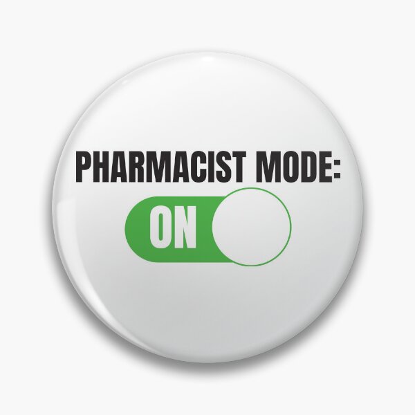 Item preview, Pharmacist Mode: ON (For Light Background) designed and sold by thecatcouch.