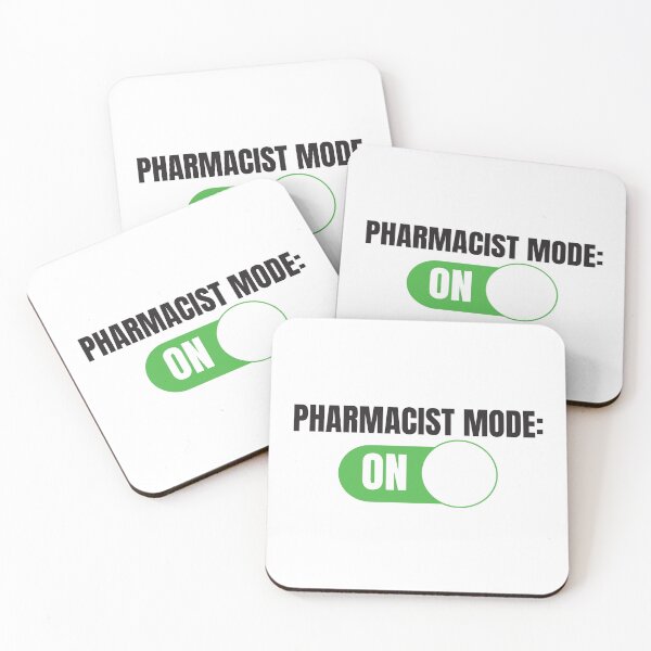 Item preview, Pharmacist Mode: ON (For Light Background) designed and sold by thecatcouch.