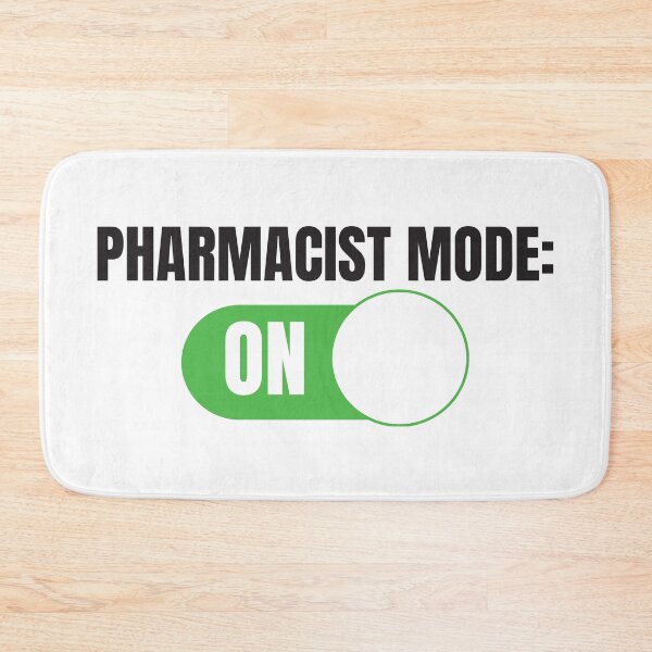 Item preview, Pharmacist Mode: ON (For Light Background) designed and sold by thecatcouch.