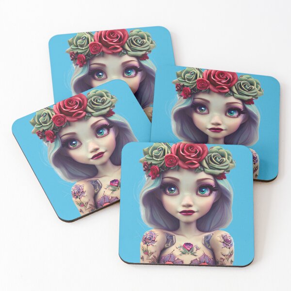 Item preview,  Princess with Tattoos - It's Not a Fairytale designed and sold by Bits-X-Pieces.