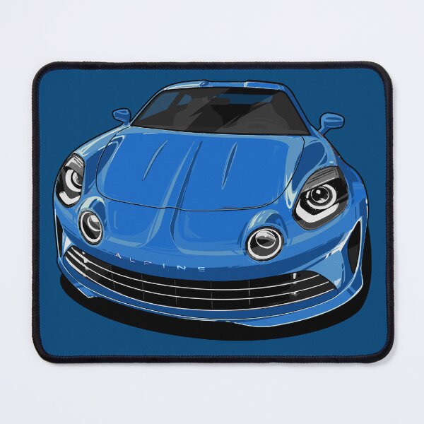 Item preview, Illustrated ICON Alpine A110 blue Graphic Artwork (french sports car) 2020 designed and sold by SketchNinja.