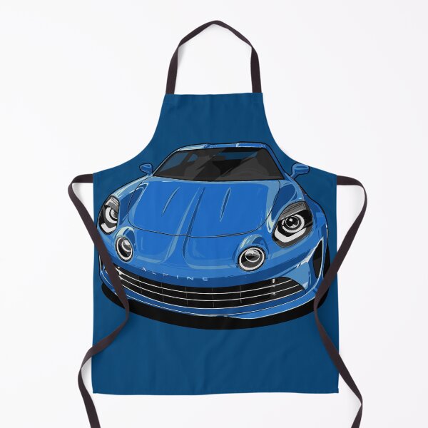 Item preview, Illustrated ICON Alpine A110 blue Graphic Artwork (french sports car) 2020 designed and sold by SketchNinja.