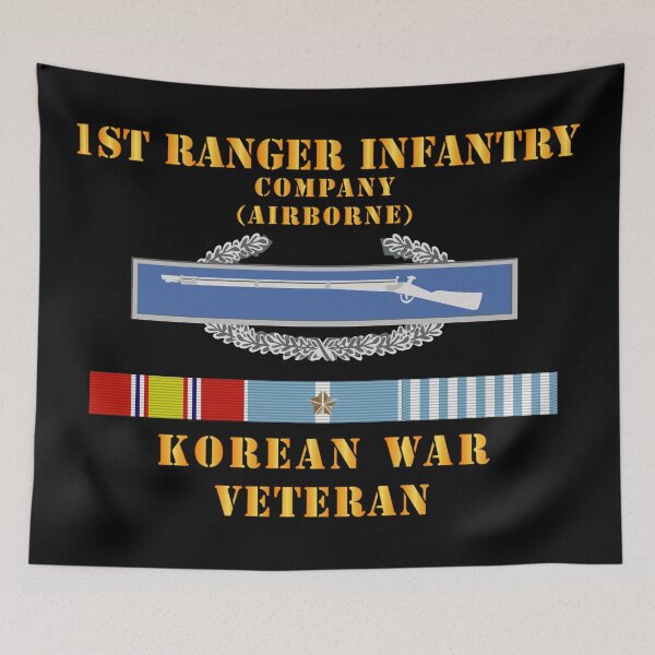 Item preview, 1st Ranger Infantry Company (Airborne) w CIB w KOREA SVC x 300 designed and sold by Military Insignia Products.
