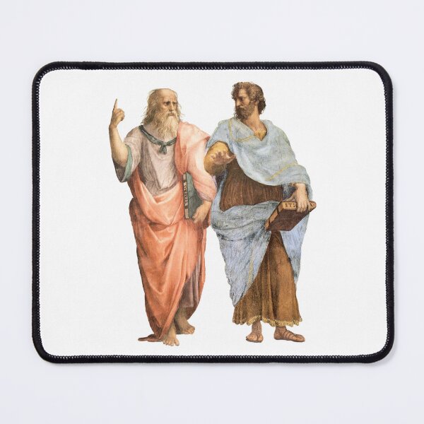 Item preview, Plato and Aristotle designed and sold by epistemomania.