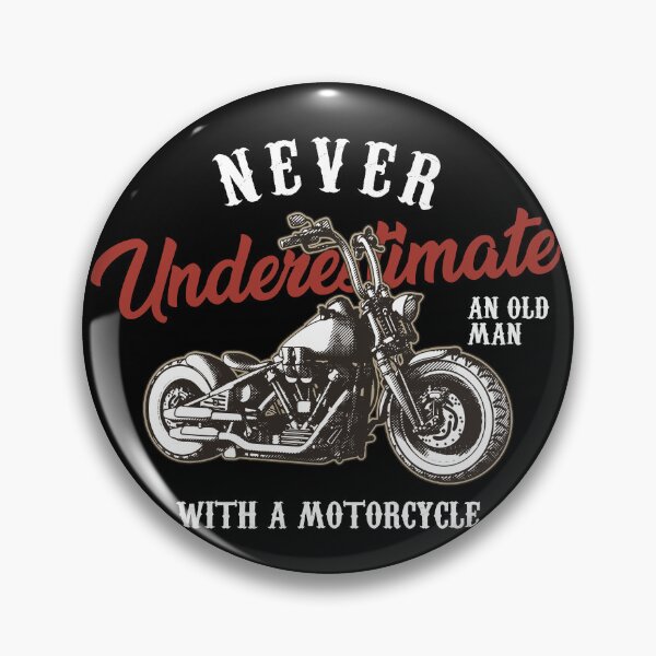 Item preview, Never underestimate an old man with a Chopper Motorcycle Biker designed and sold by AutoDesignWerks.