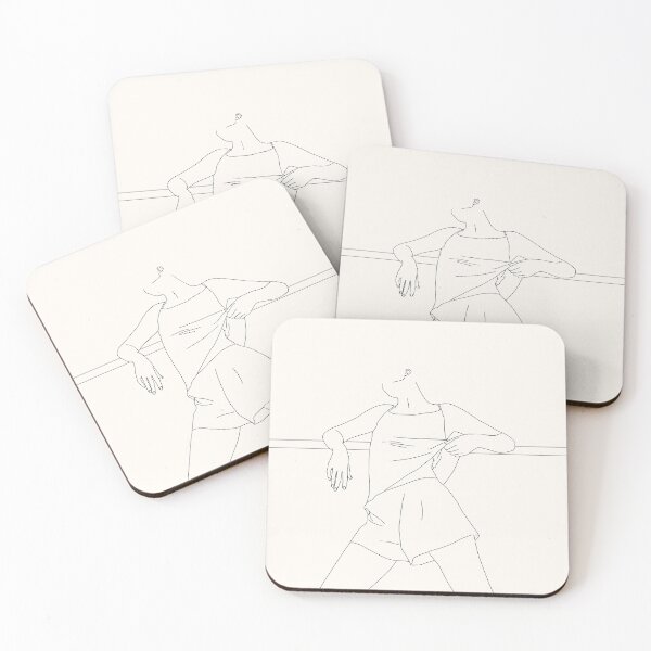 Item preview, Fashion illustration line drawing - Frances designed and sold by TheColourStudy.