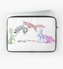 The Pounce (leaping foxes in the snow) Laptop Sleeve