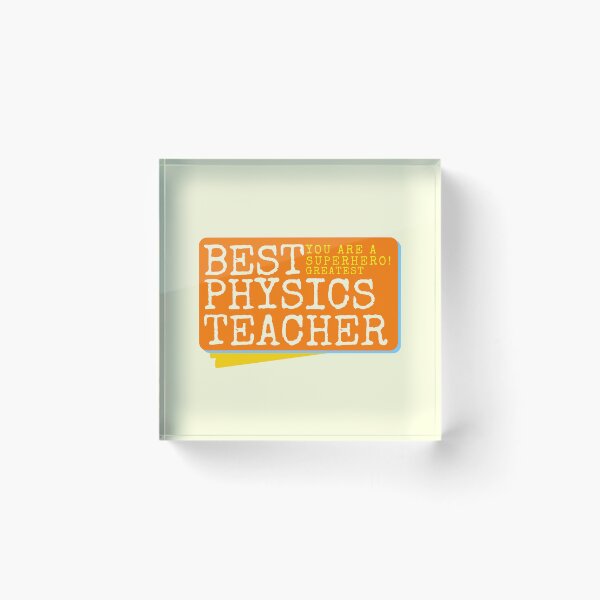 Item preview, Best Physics Teacher Appreciation designed and sold by superteachers.