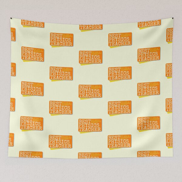 Item preview, Best Physics Teacher Appreciation designed and sold by superteachers.