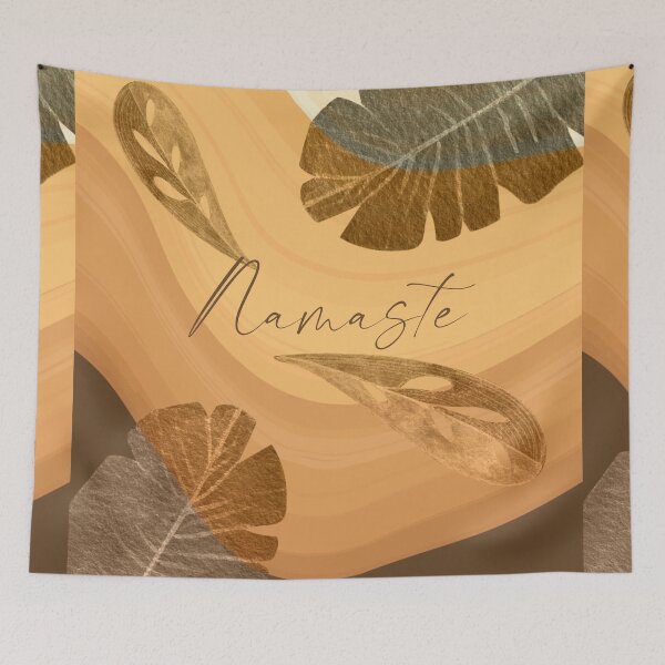 Item preview, Namaste yoga relaxing artwork  designed and sold by TipTopTapo.