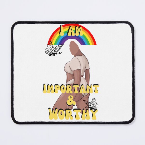 Item preview, I am Important & Worthy Affirmation designed and sold by KrisantoArts.