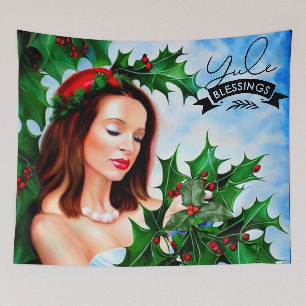 Item preview, Yule Blessings designed and sold by FineArtworld7.