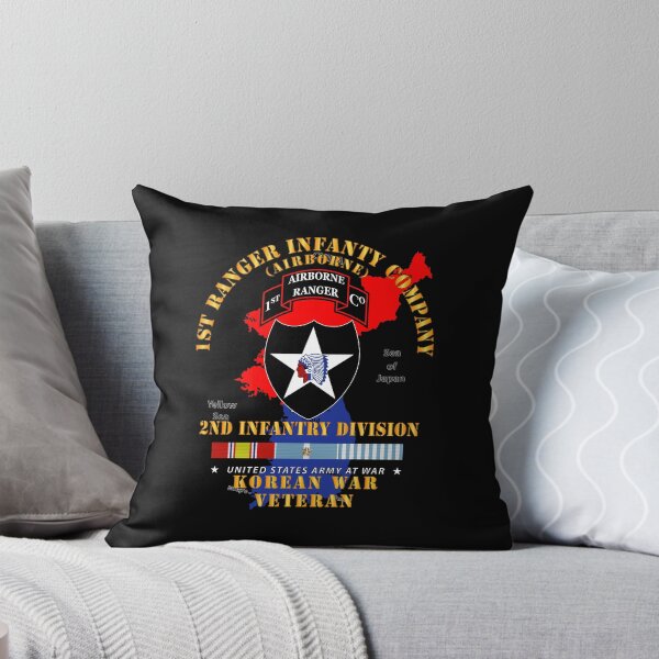Item preview, Army - 1st Ranger Inf Company - 2nd ID w Map w KOREA SVC X 300 designed and sold by Military Insignia Products.