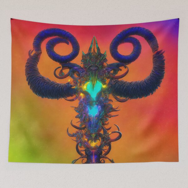 Item preview, Aries zodiac sign, illustrative art, artist interpretation, concept art designed and sold by LoveZodiac.
