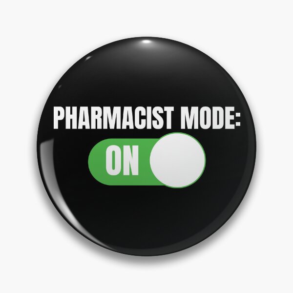 Item preview, Pharmacist Mode: ON (For Dark Background) designed and sold by thecatcouch.
