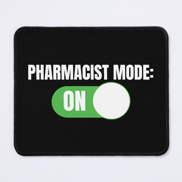 Item preview, Pharmacist Mode: ON (For Dark Background) designed and sold by thecatcouch.