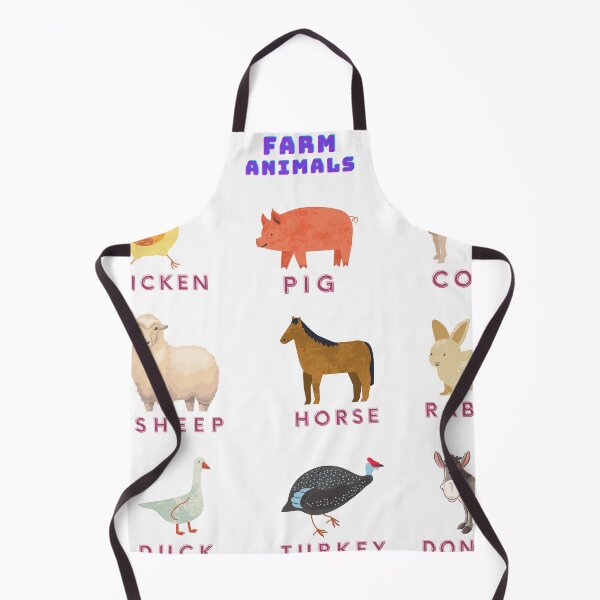 Item preview, Farm Animals stickers with Names  designed and sold by MichaelGrace.