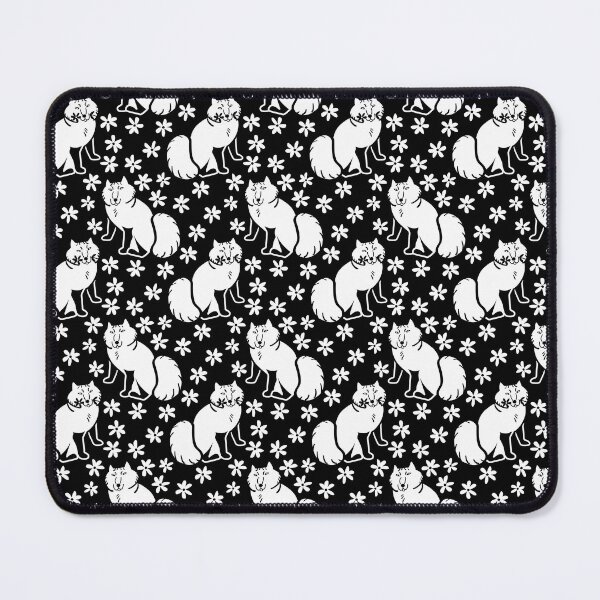 Item preview, Fox pattern in scandinavian style Black and White designed and sold by belettelepink.
