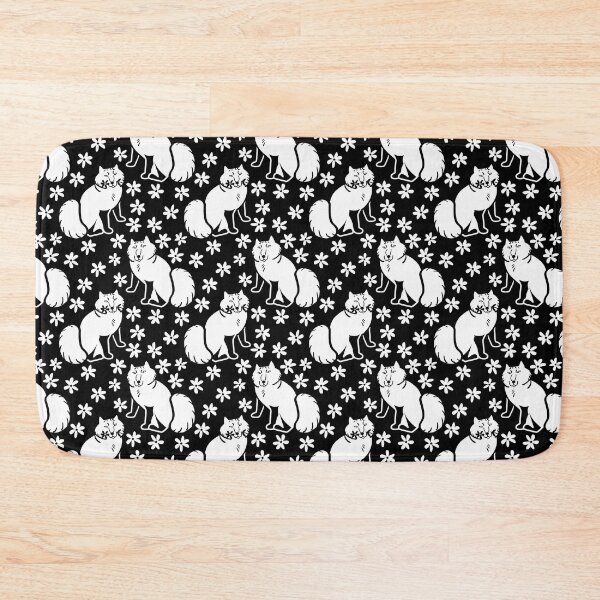 Item preview, Fox pattern in scandinavian style Black and White designed and sold by belettelepink.