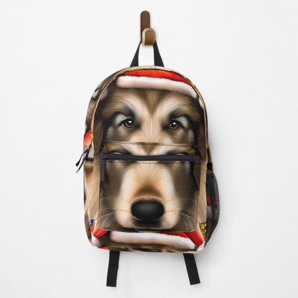 Item preview, Christmas Caucasian Shepherd Dog Wearing A Santa Hat designed and sold by ZenEverAI.