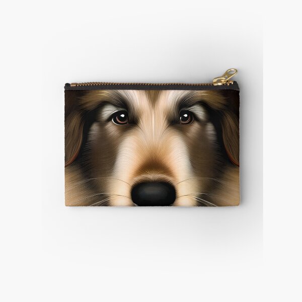 Item preview, Christmas Caucasian Shepherd Dog Wearing A Santa Hat designed and sold by ZenEverAI.