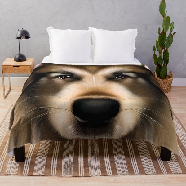 Item preview, Christmas Caucasian Shepherd Dog Wearing A Santa Hat designed and sold by ZenEverAI.