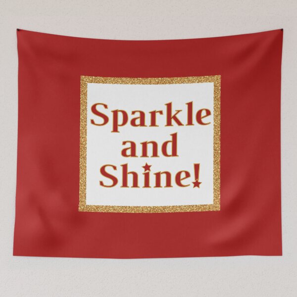 Item preview, Sparkle and Shine - Nativity the Musical Song Quote designed and sold by Downstage Designs.