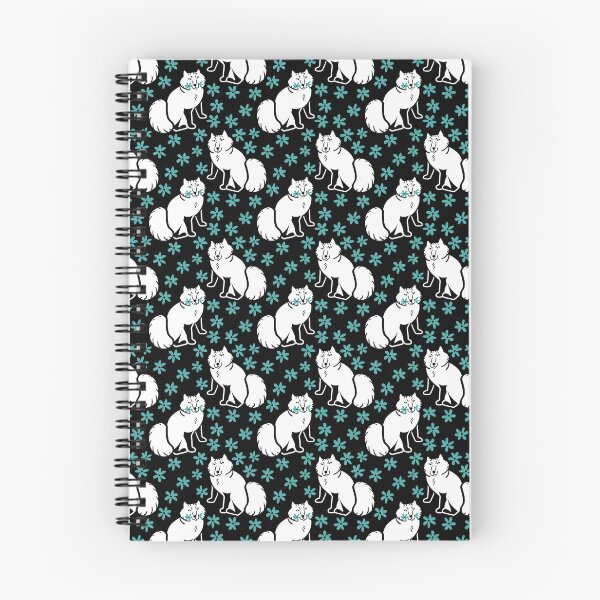Item preview, Fox pattern in scandinavian style Black and Teal designed and sold by belettelepink.