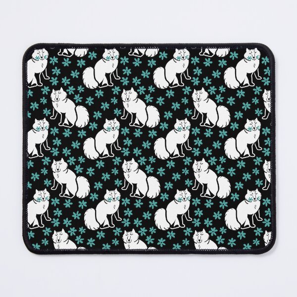 Item preview, Fox pattern in scandinavian style Black and Teal designed and sold by belettelepink.