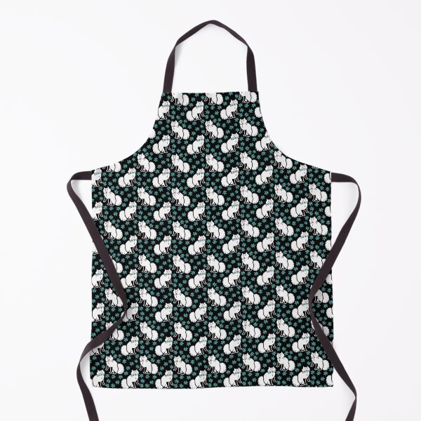 Item preview, Fox pattern in scandinavian style Black and Teal designed and sold by belettelepink.