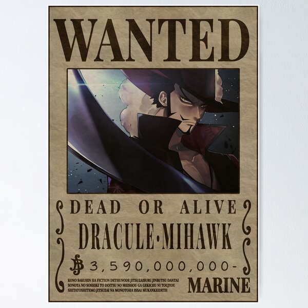 Dracule Mihawk, The Fairy One Piece Tail Universe Wiki