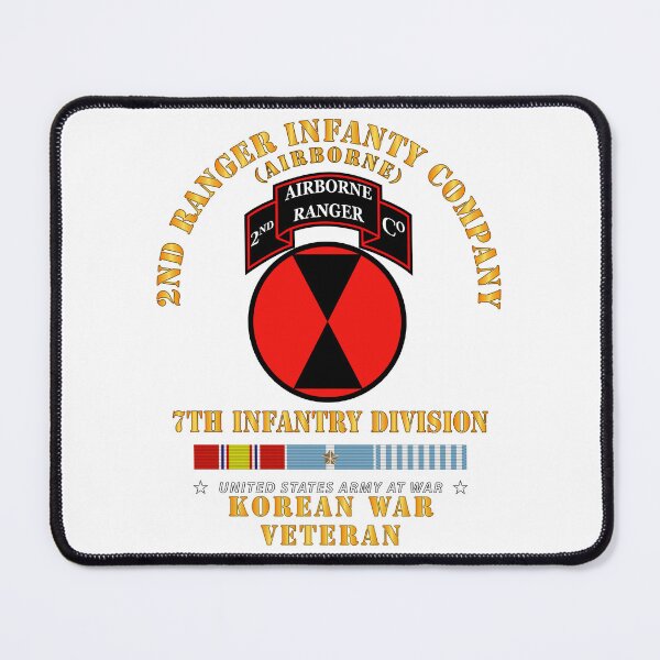 Item preview, Army - 2nd Ranger Inf Company - 7th ID w KOREA SVC X 300 designed and sold by Military Insignia Products.