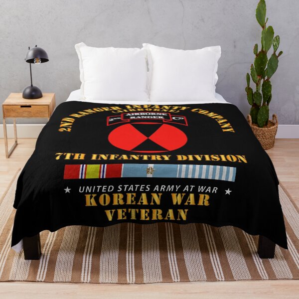 Item preview, Army - 2nd Ranger Inf Company - 7th ID w KOREA SVC X 300 designed and sold by Military Insignia Products.