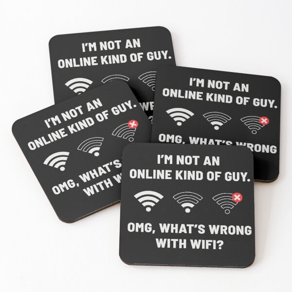 Item preview, Internet Addiction Online Guy Funny Wi-Fi designed and sold by Zagach Letters.