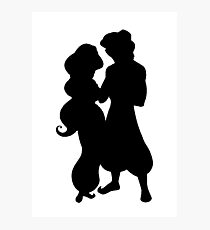 Couple Inspired Silhouette Photographic Print