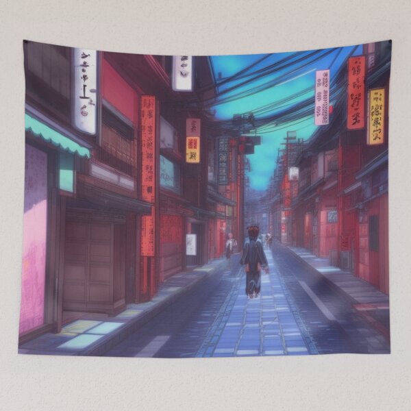 Item preview, Anjo Side Street Japan designed and sold by DesignerKin.