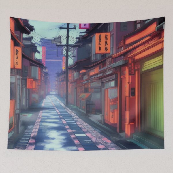 Item preview, A Street in Anjo Japan designed and sold by DesignerKin.