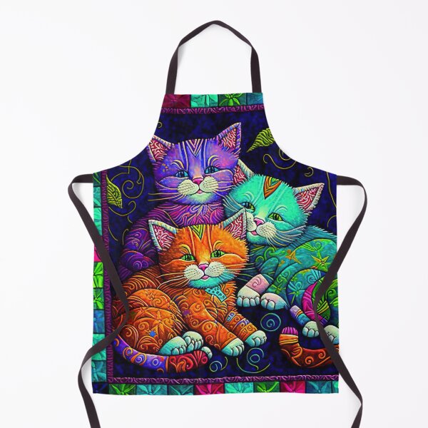 Item preview, Happy Friendly Colorful Cats designed and sold by Juliascutecornr.