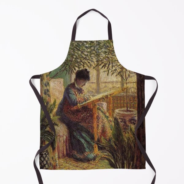 Item preview, Claude Monet Madame Monet Embroidering designed and sold by tomorrowsart.