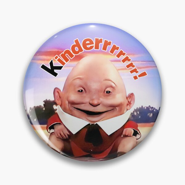 Artikelvorschau, Chocadooby The Kinder Egg Humpty Dumpty Man (MIT HINTERGRUND) gruseliger Kultklassiker der 1980er Jahre Überraschungswerbung entworfen und verkauft von RetroTeeStudio.