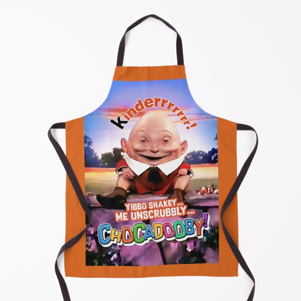 Item preview, Chocadooby The Kinder Egg Humpty Dumpty Man (WITH BACKGROUND) creepy cult classic 1980s Surprise Ad designed and sold by RetroTeeStudio.