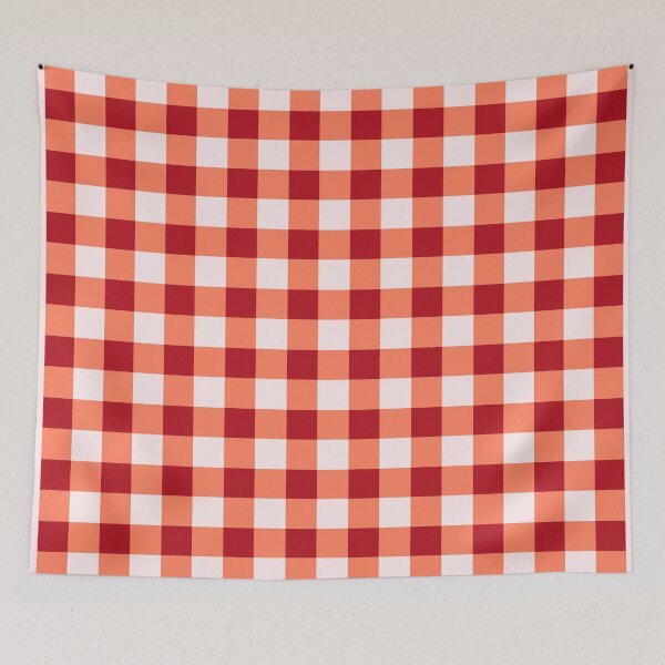 Item preview, red picnic basket pattern designed and sold by LGMmugsdesign.