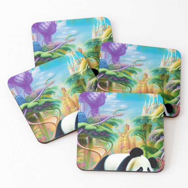 Item preview, Panda Colorful Landscape designed and sold by ColorSpot.